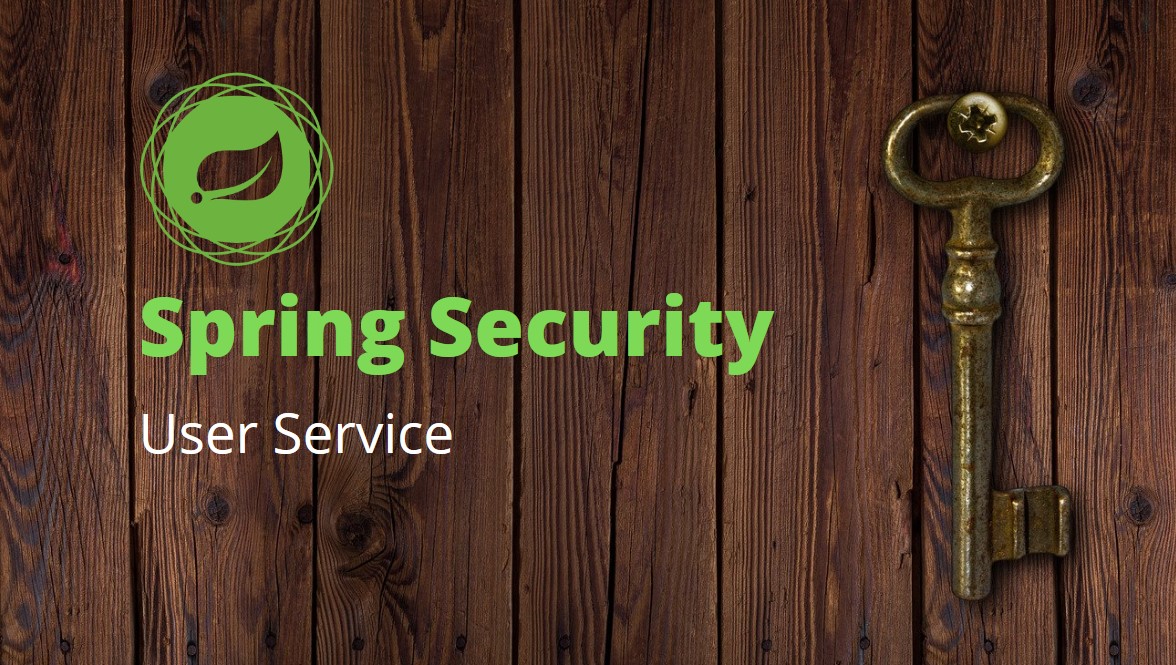 Spring Security User Service